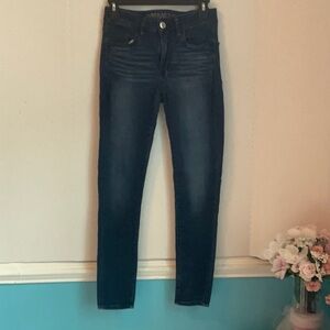 Dark Blue American Eagle Outfitters Women's Jeans